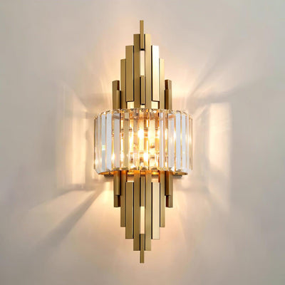 Voveliel Postmodern Luxury Crystal Glass Wall Lamp - Neutral Decor