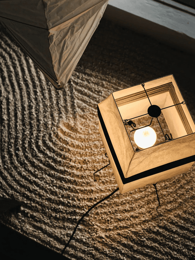 Piaiveria Paper Shade Table & Floor Lamp