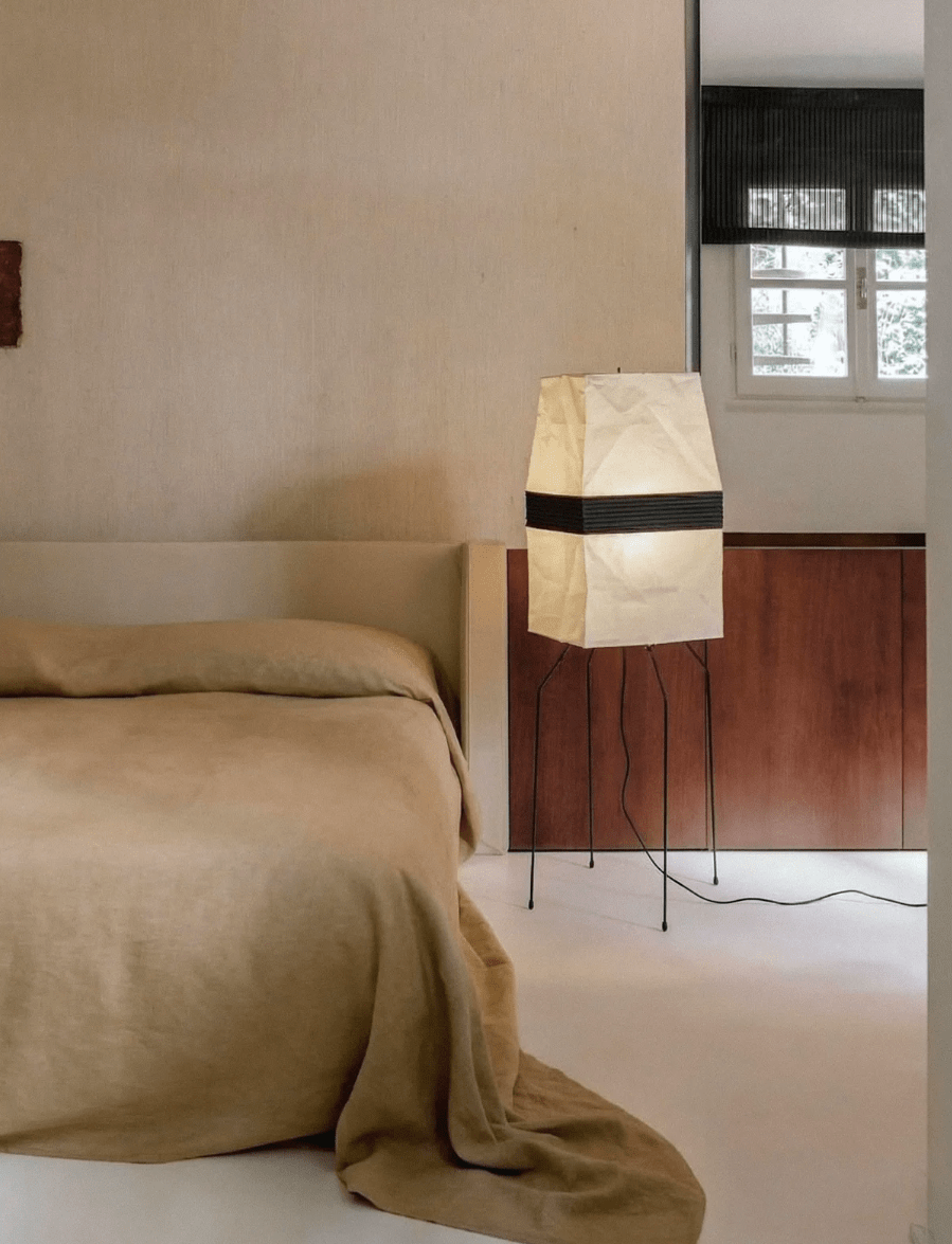Piaiveria Paper Shade Table & Floor Lamp