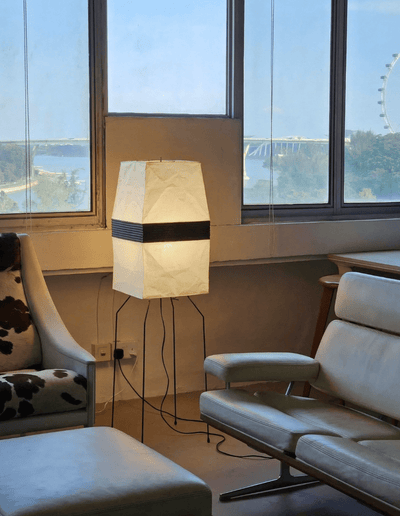 Piaiveria Paper Shade Table & Floor Lamp