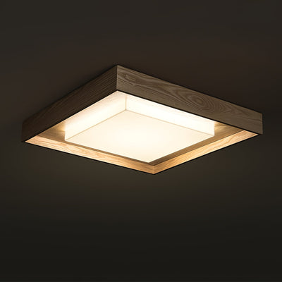 Auro Rustic Wood Ceiling Light