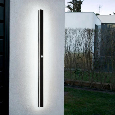 Arisha Ripple Minimalist Linear LED Outdoor Wall Lamp Garden Corridor Balcony - Neutral Decor