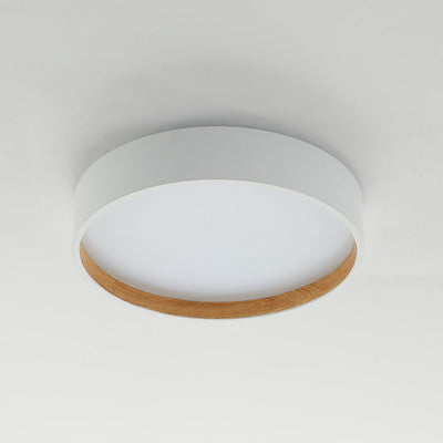 Arisha Modern Round Flush Mount Ceiling Light - Neutral Decor