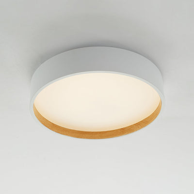 Arisha Modern Round Flush Mount Ceiling Light - Neutral Decor