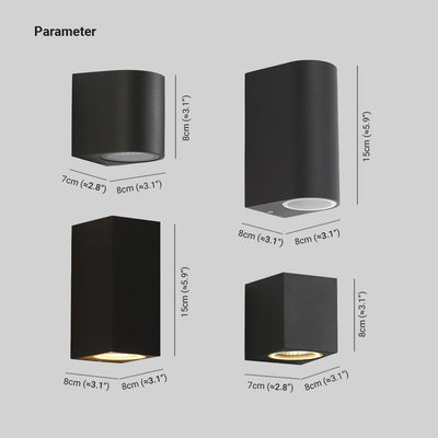 Ray Minimalist Square Outdoor Wall Lamp - Neutral Decor