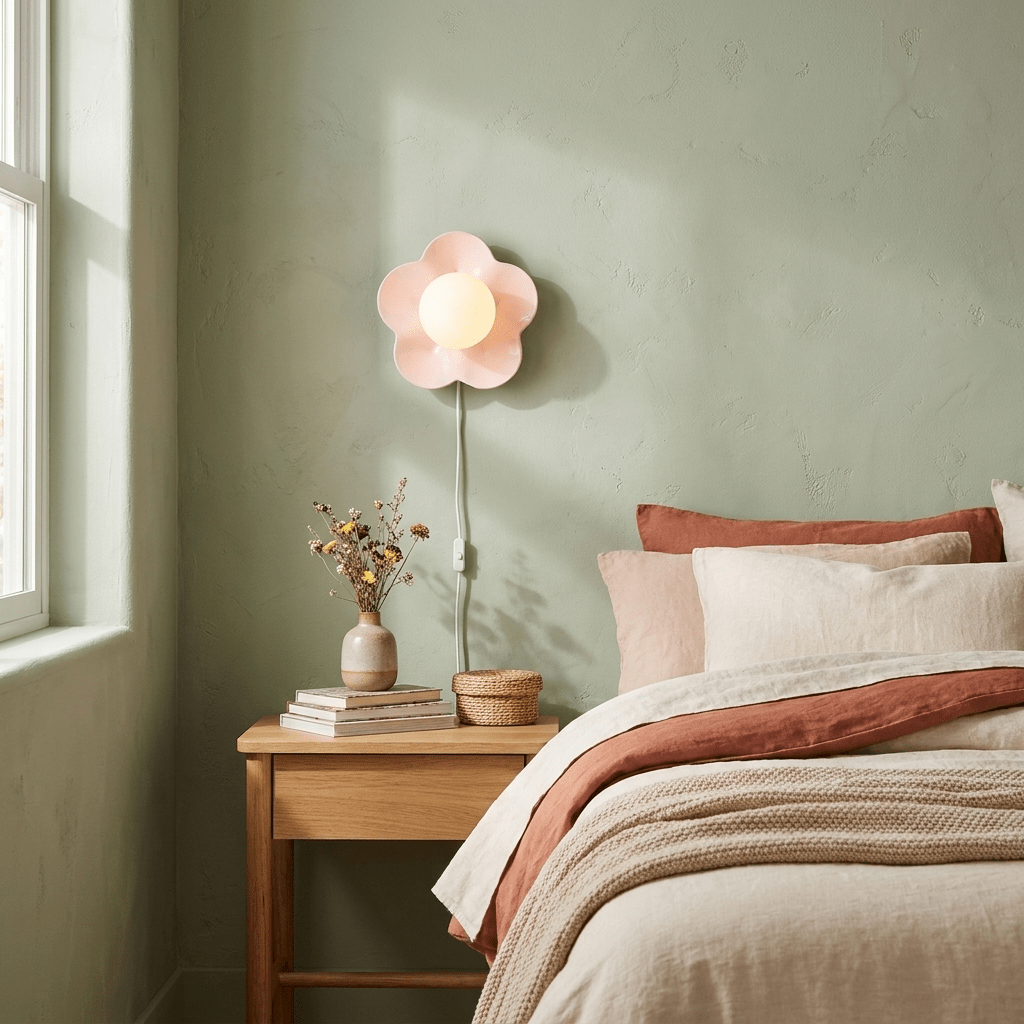 Miranine La fleur Plug-in Wall Lamp
