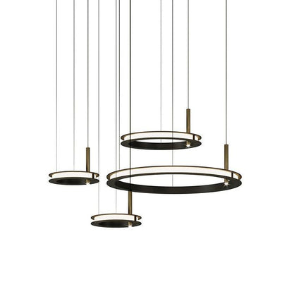 Virauian Chandelier Ring Layered Minimalist
