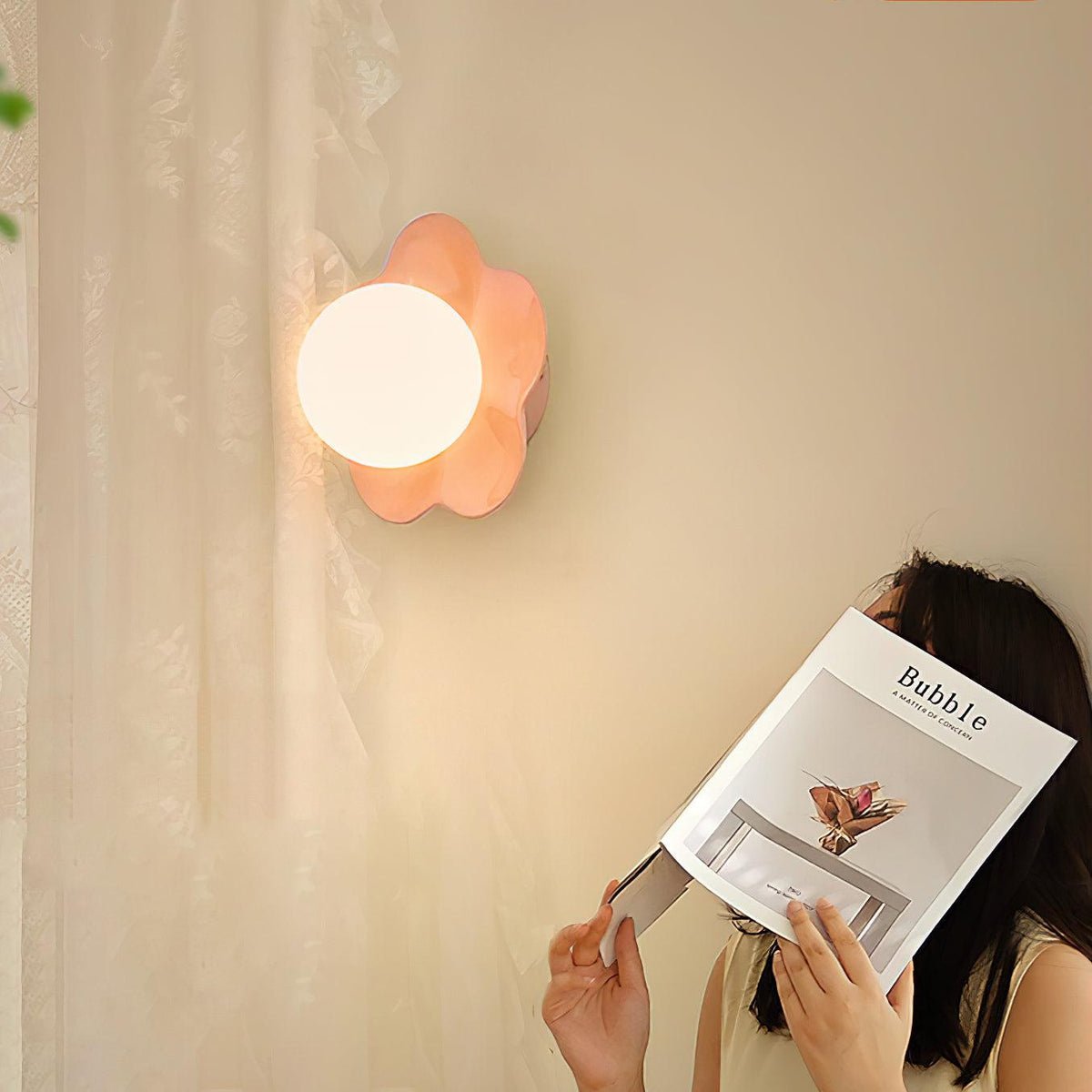Miranine La fleur Plug-in Wall Lamp