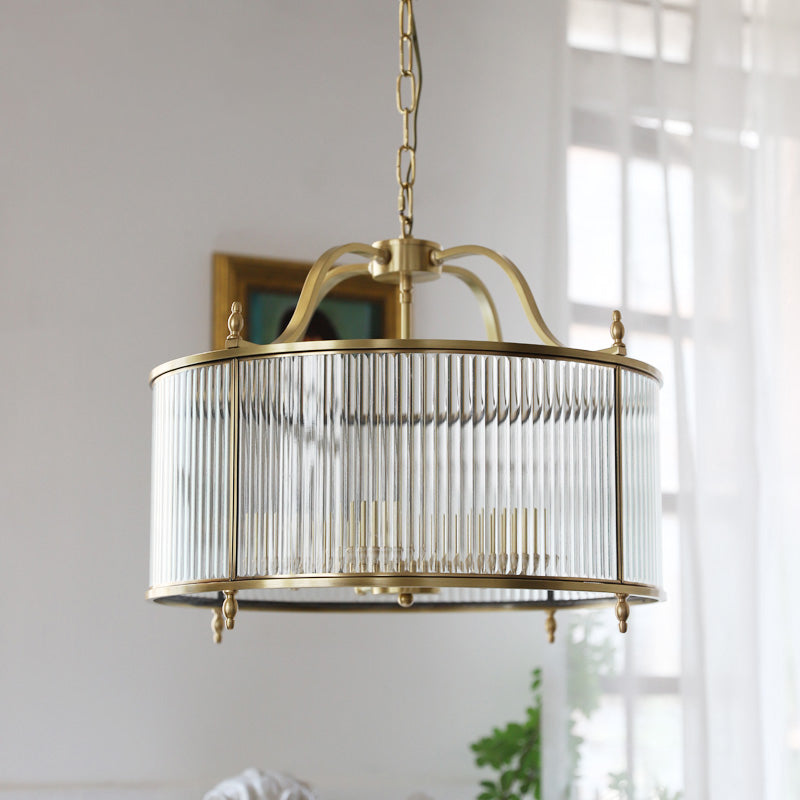 Havren Glass Drum Chandelier