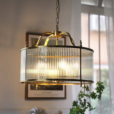 Havren Glass Drum Chandelier