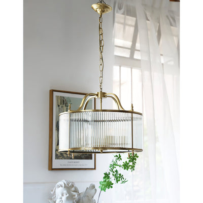 Havren Glass Drum Chandelier