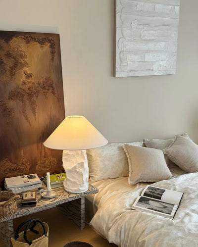 Aerius Paper Artistic Table Lamp - Neutral Decor