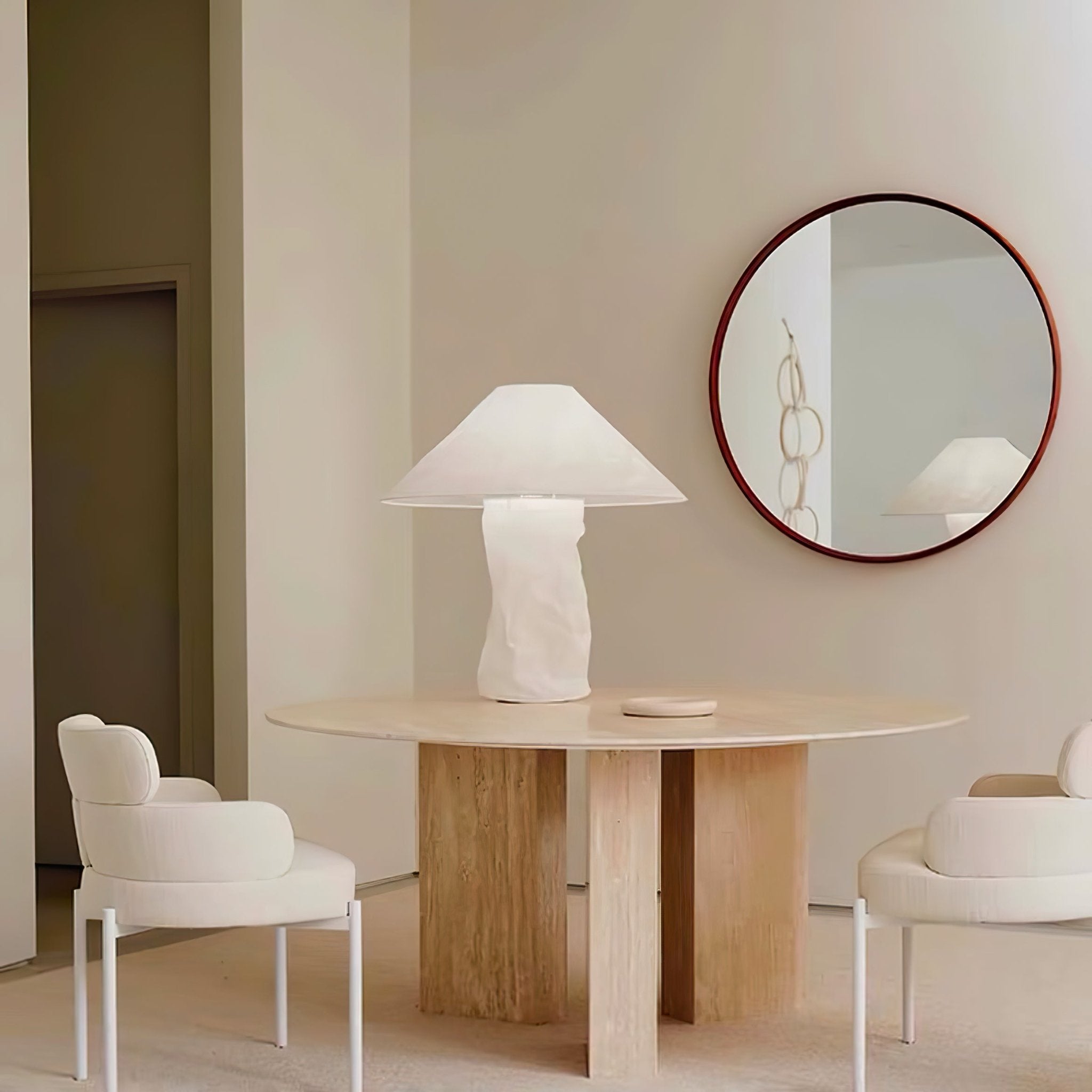 Aerius Paper Artistic Table Lamp - Neutral Decor