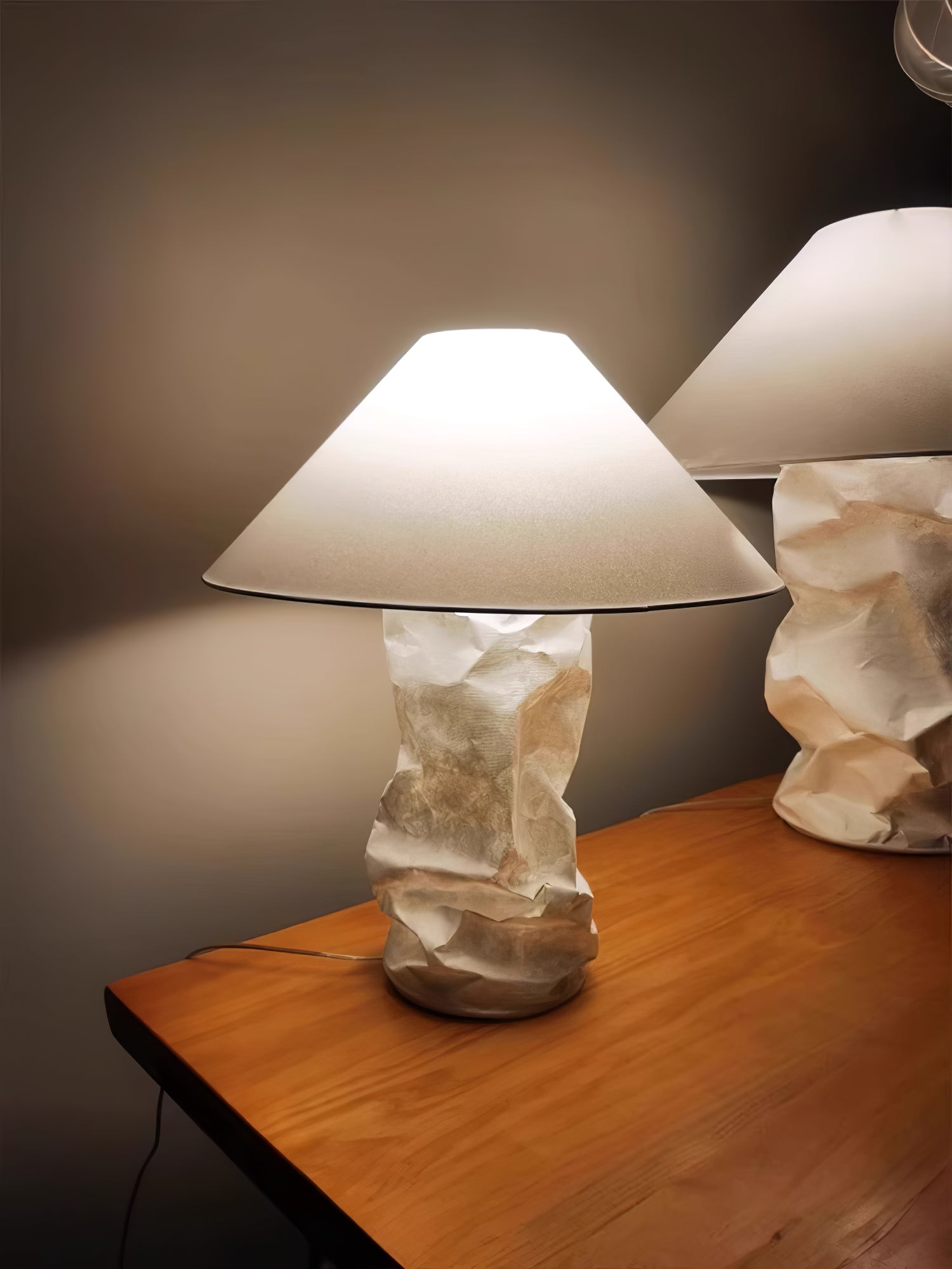 Aerius Paper Artistic Table Lamp - Neutral Decor