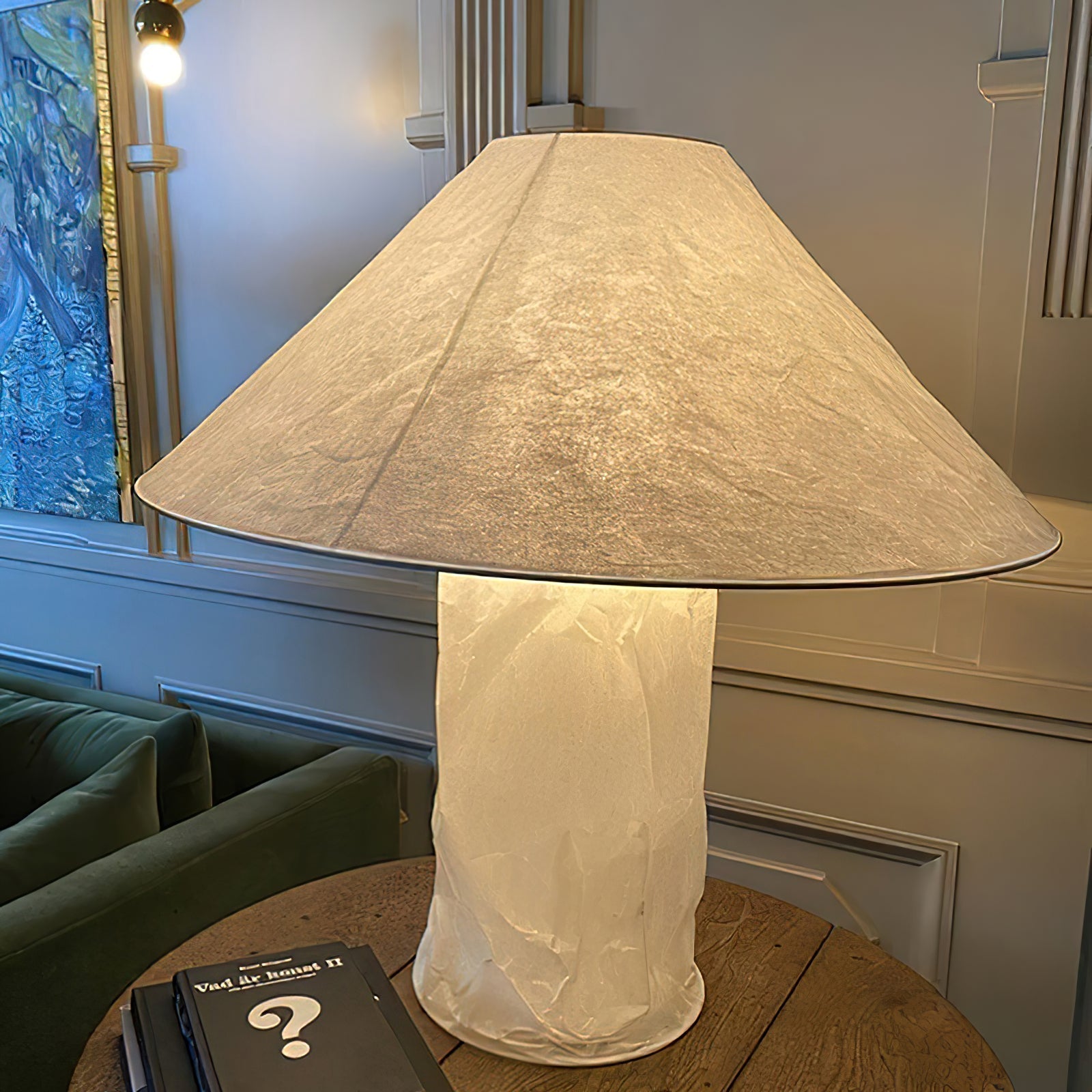 Aerius Paper Artistic Table Lamp - Neutral Decor