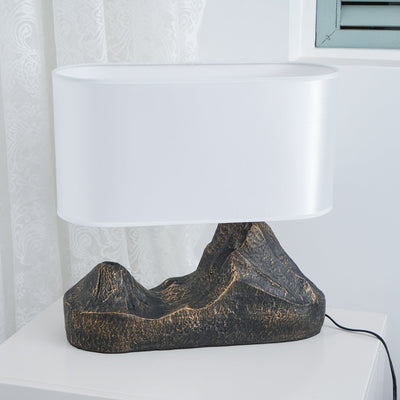 Della Natural Resin Table Lamp