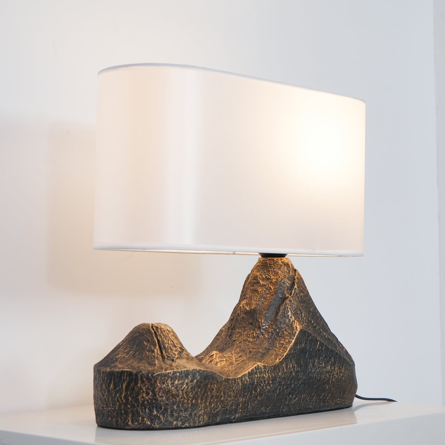 Della Natural Resin Table Lamp