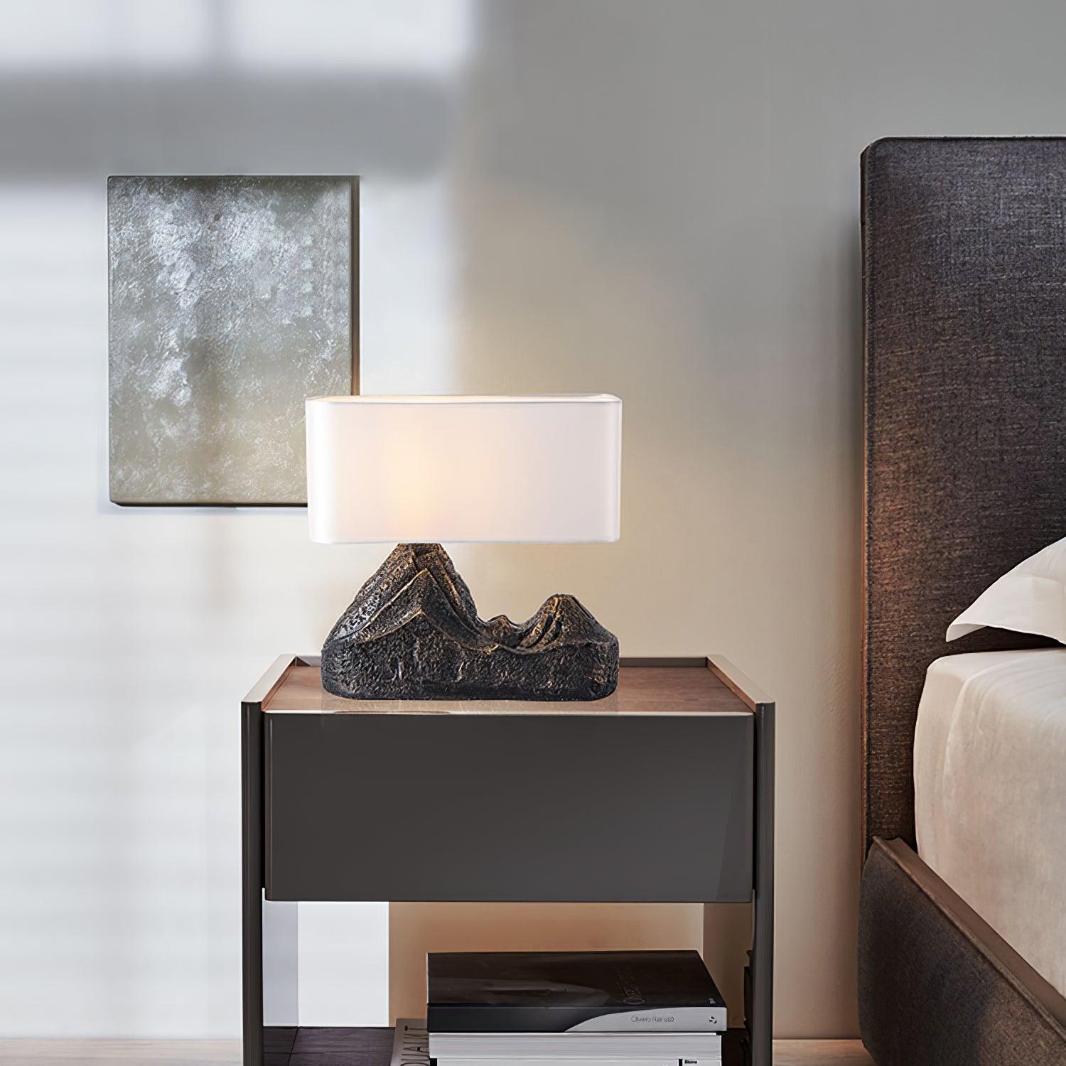 Della Natural Resin Table Lamp