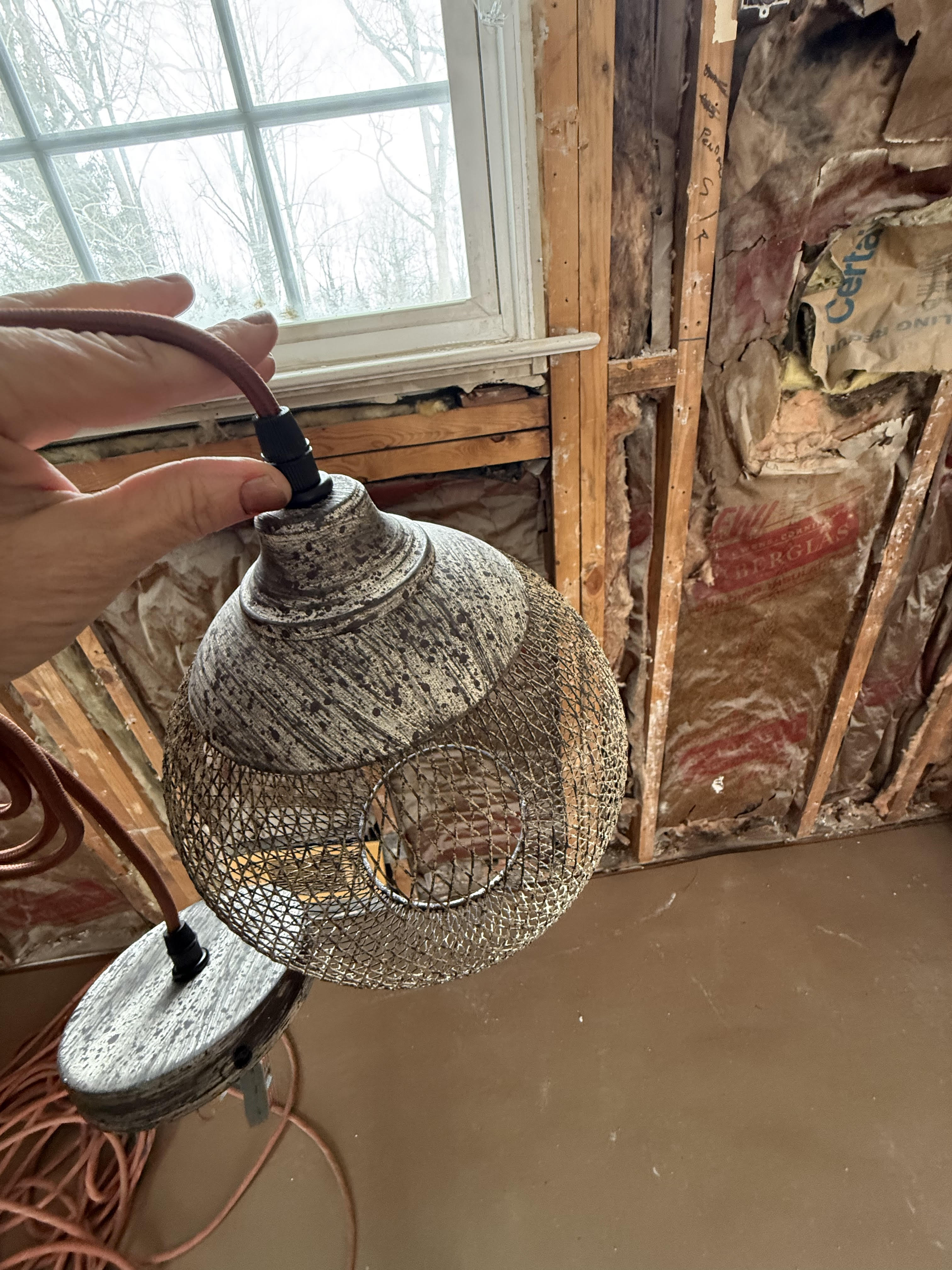 Wrencourt Mesh Pendant Light