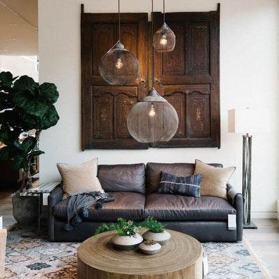 Aursorir Modern Minimalist Mesh Pendant Lamp - Neutral Decor