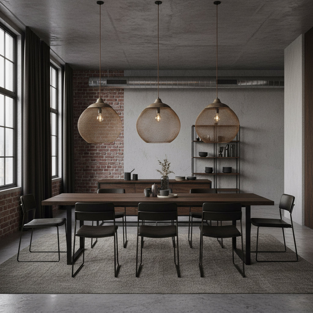Wrencourt Mesh Pendant Light