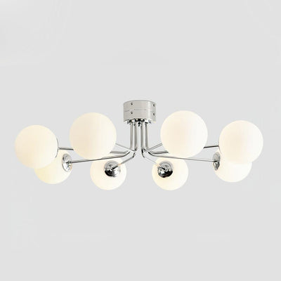Othien Ceiling Lamp Gold White Globe