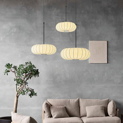 Caedwyn Lantern Silk Pendant Lamp