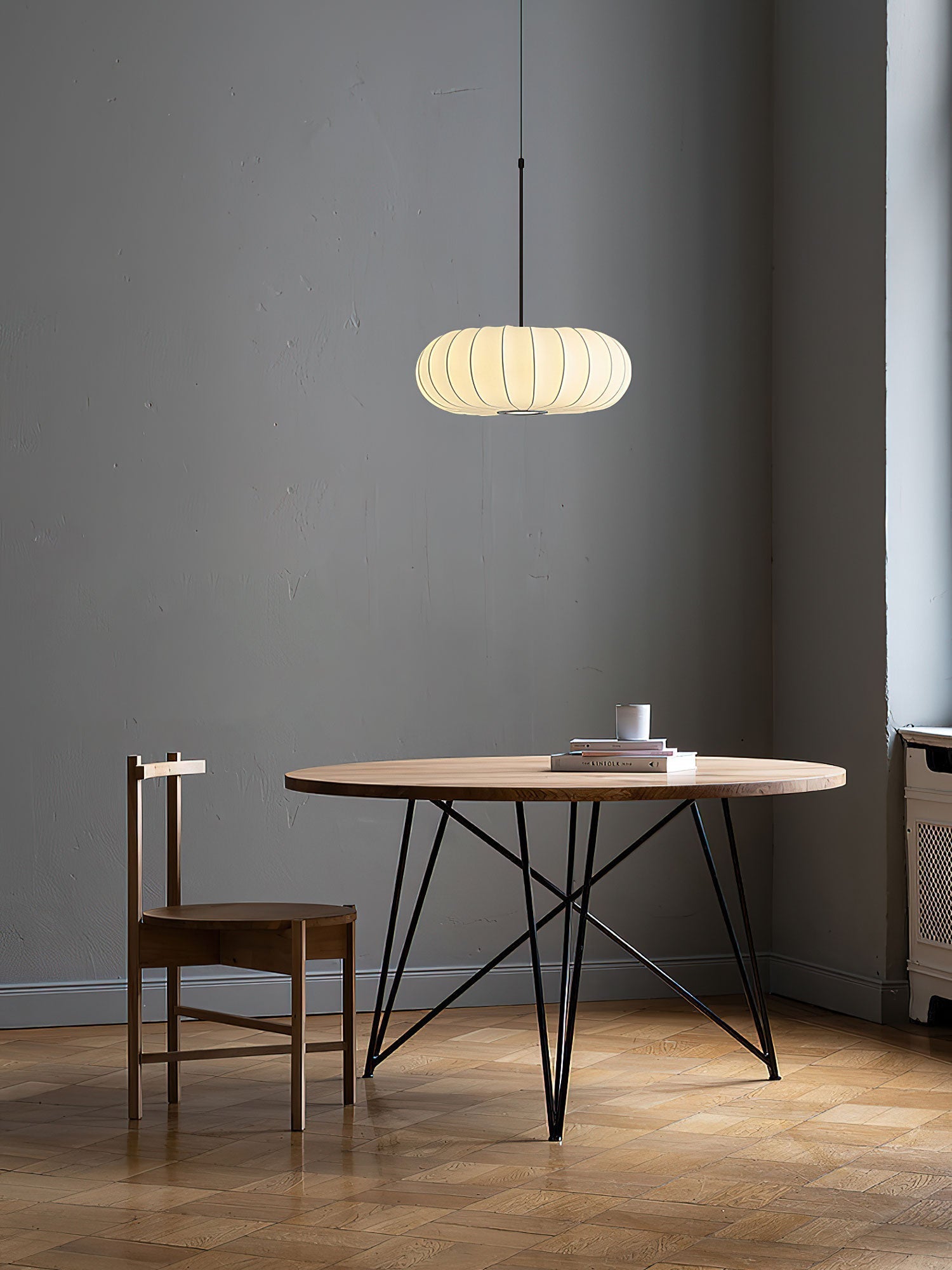 Caedwyn Lantern Silk Pendant Lamp