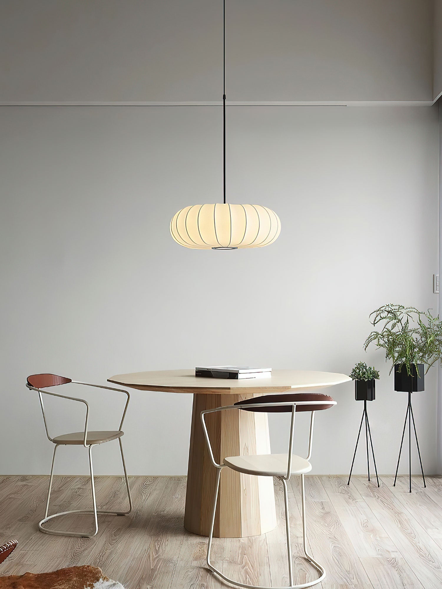 Caedwyn Lantern Silk Pendant Lamp