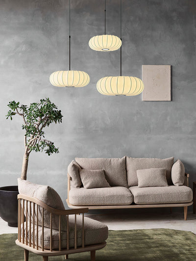 Caedwyn Lantern Silk Pendant Lamp