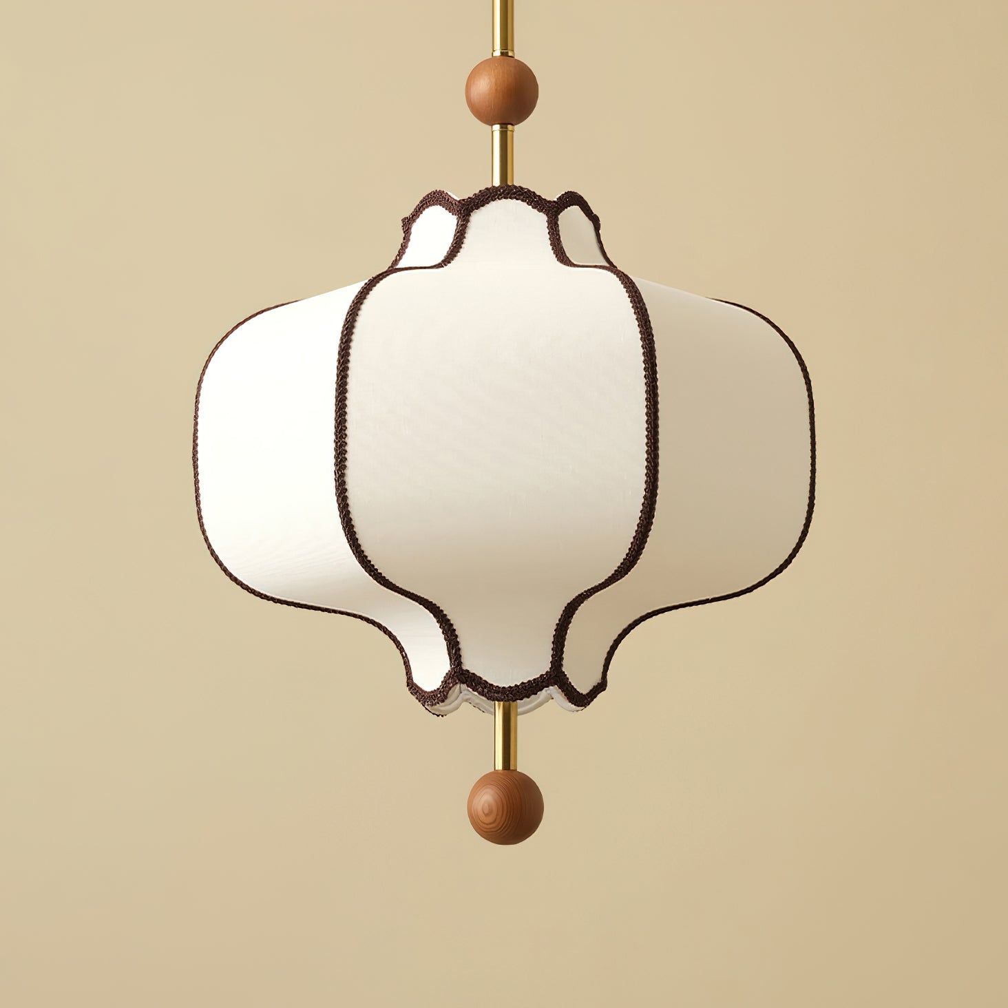 Miralielle Pendant Light Lantern Fabric for Living Room