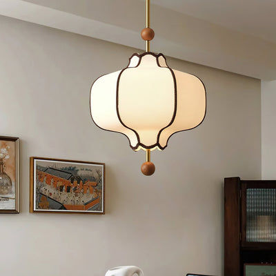 Miralielle Pendant Light Lantern Fabric for Living Room