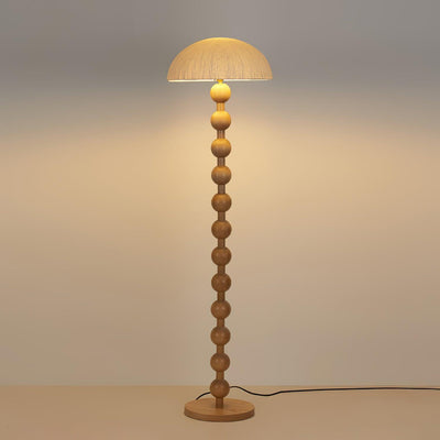 Lyliril Retro Wood Floor Lamp