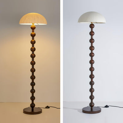 Lyliril Retro Wood Floor Lamp