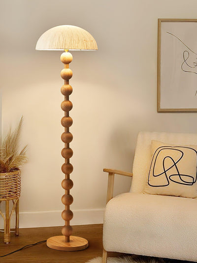 Lyliril Retro Wood Floor Lamp