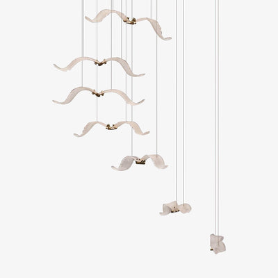 Faelis Luxury Large Seagull Glass Chandelier