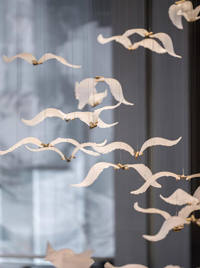 Faelis Luxury Large Seagull Glass Chandelier