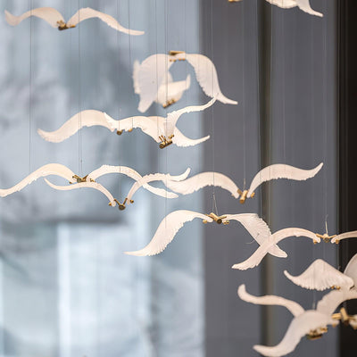 Faelis Luxury Large Seagull Glass Chandelier