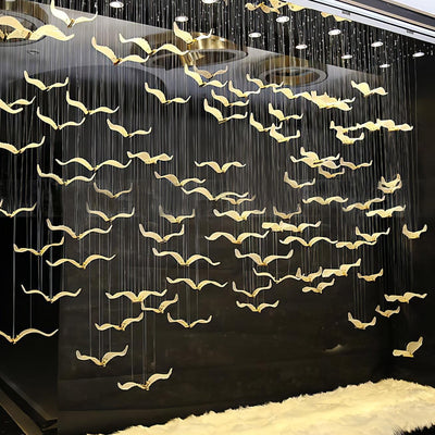 Faelis Luxury Large Seagull Glass Chandelier
