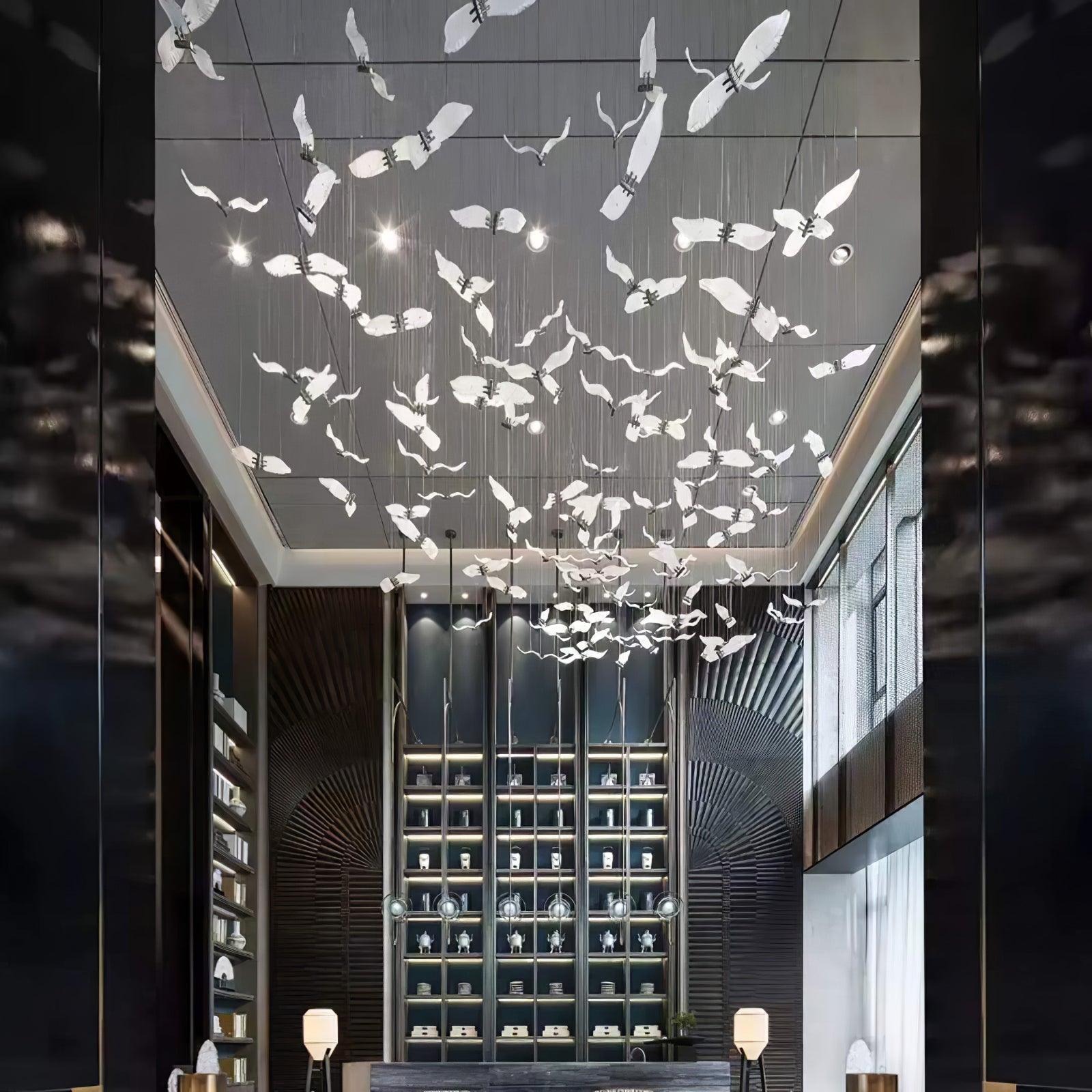 Faelis Luxury Large Seagull Glass Chandelier
