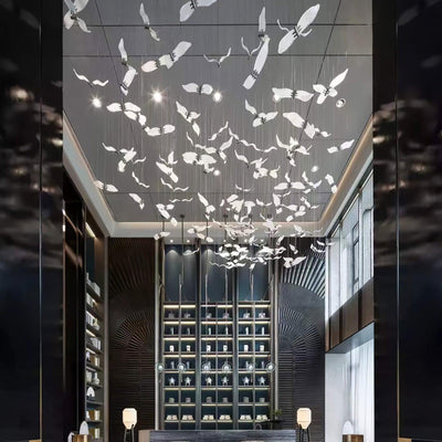 Faelis Luxury Large Seagull Glass Chandelier