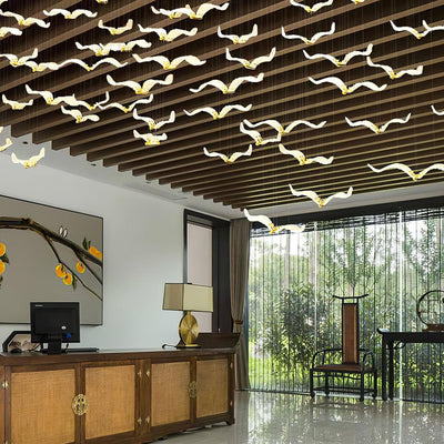Faelis Luxury Large Seagull Glass Chandelier