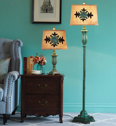 Lucirina Vintage Resin Floor Lamp