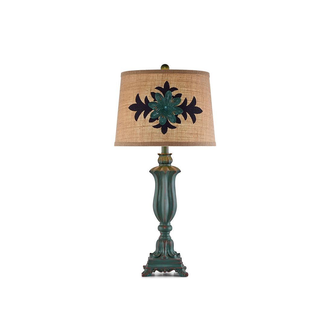 Xild Resin Fabric Table Lamp