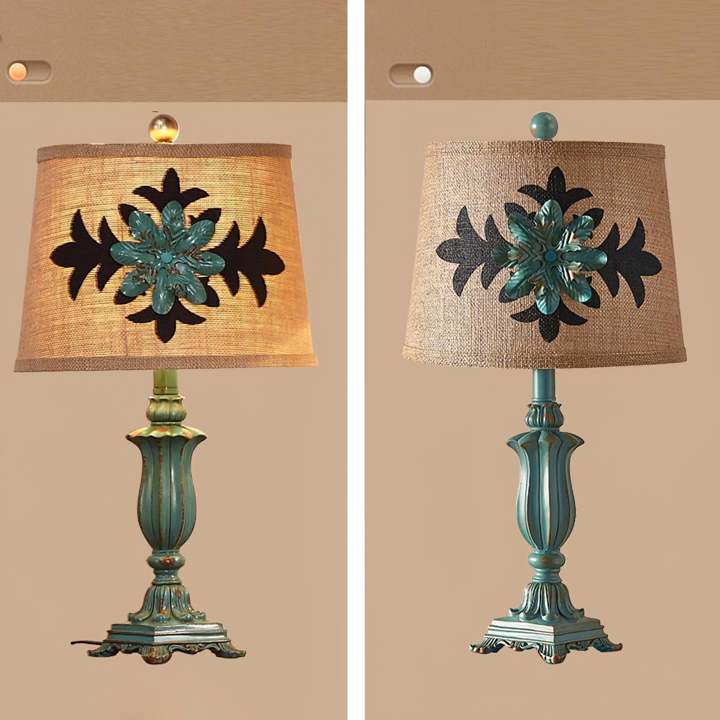 Xild Resin Fabric Table Lamp