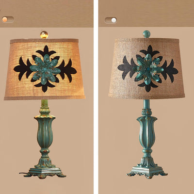 Xild Resin Fabric Table Lamp