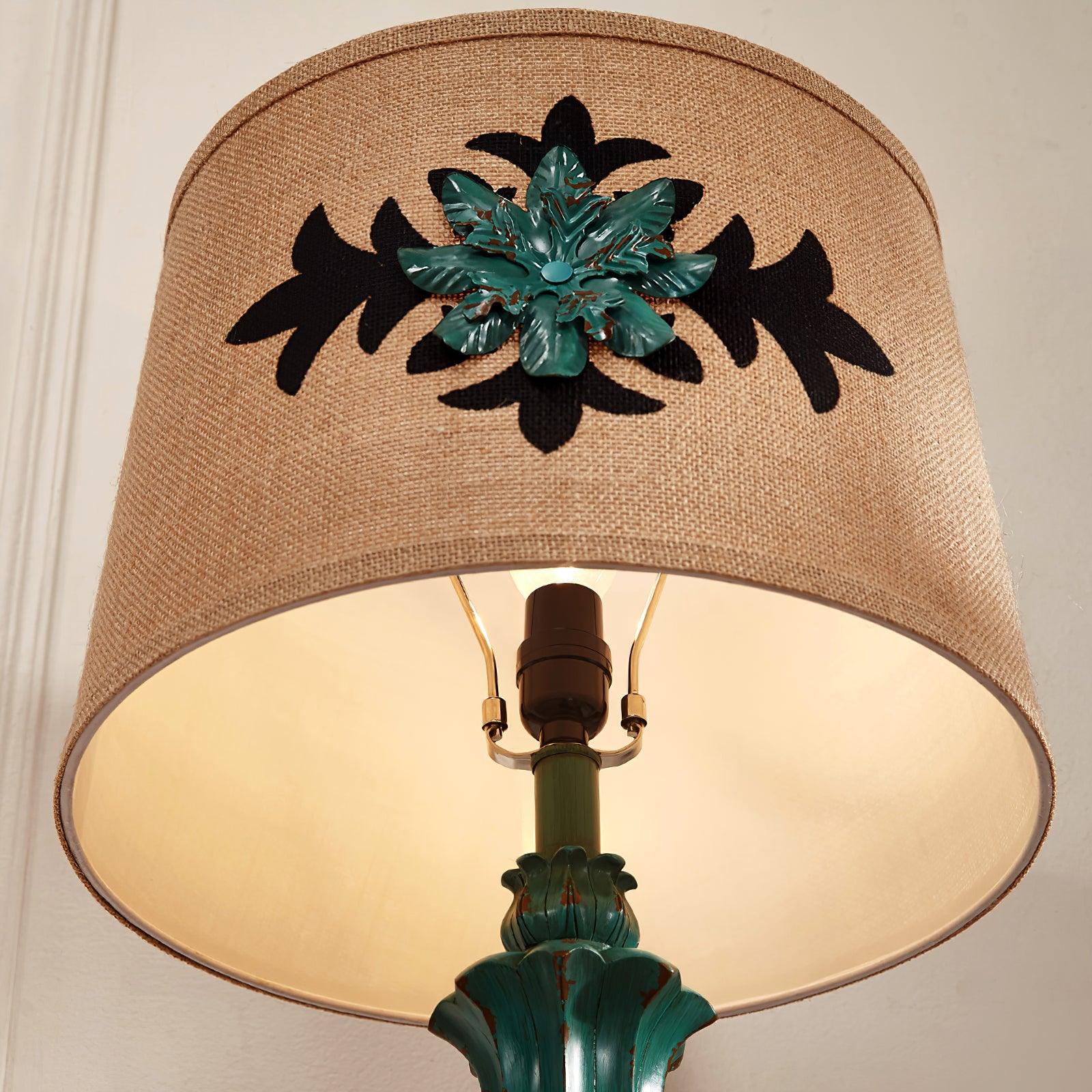 Xild Resin Fabric Table Lamp