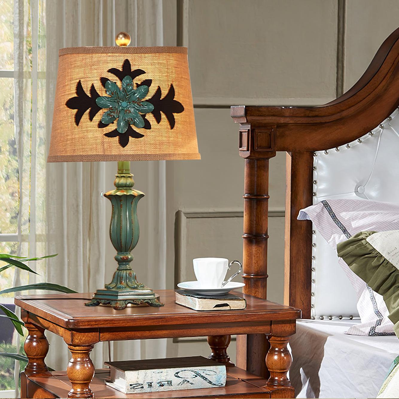 Xild Resin Fabric Table Lamp