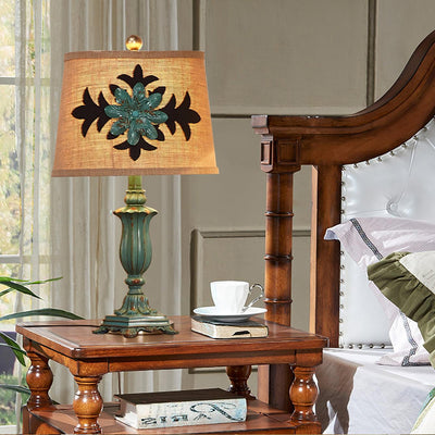 Xild Resin Fabric Table Lamp