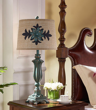 Xild Resin Fabric Table Lamp